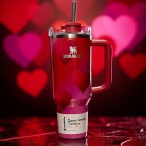 Stanley x Target Valentine 2026 Rouge Hearts Gradient 40 oz Authentic NIB